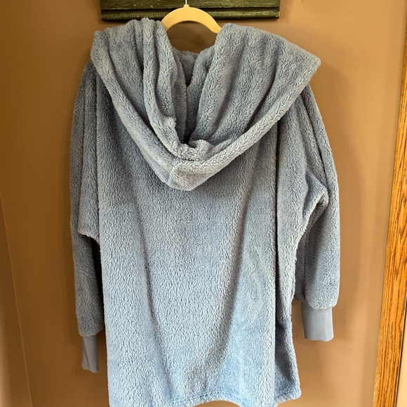 BumbleBella by Jill Martin Hooded Sherpa Lounger Size Large - Picture 4 of 8